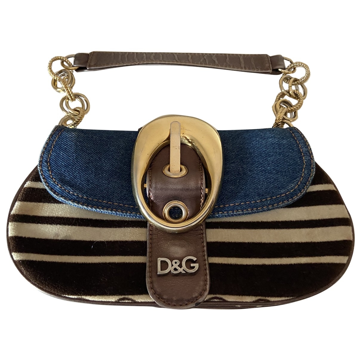 Mini bag D\u0026G Multicolour in Denim 